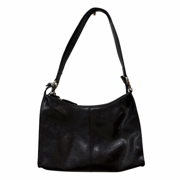 Liz Claiborne Y2K 2000s Soho Style Black Shoulder Bag Classic 